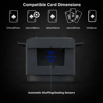 2-in-1 Automatic Card Shuffler & Dealer SHUFCARD7 PRO