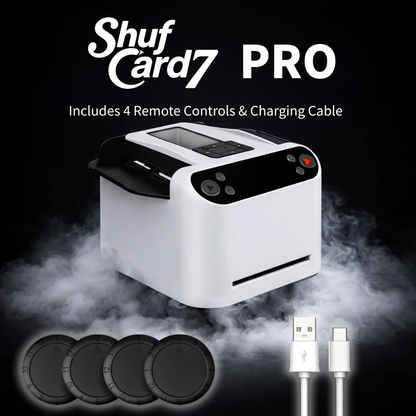 2-in-1 Automatic Card Shuffler & Dealer SHUFCARD7 PRO