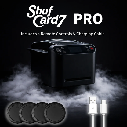 2-in-1 Automatic Card Shuffler & Dealer SHUFCARD7 PRO